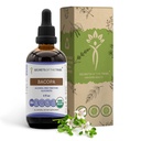 Bacopa USDA orgaaniline | Alkoholivaba ekstrakt, suure tugevusega taimsed tilgad, lõõgastav, positiivne kognitiivne toime | valmistatud 100% sertifitseeritud orgaanilisest bacopast (Bacopa Monnieri) Kuivatatud ürdist 4 oz