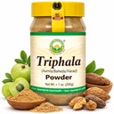 BASIC AYURVEDA Triphala Powder 7,05 Oz (200 g) | 100% looduslik Ayurveda segu Amla, Haritaki & Bibhitaki | Toetab seedetrakti tervist, Detox & Wellness | Ei lisaaineid | Vegan & Gluteenivaba