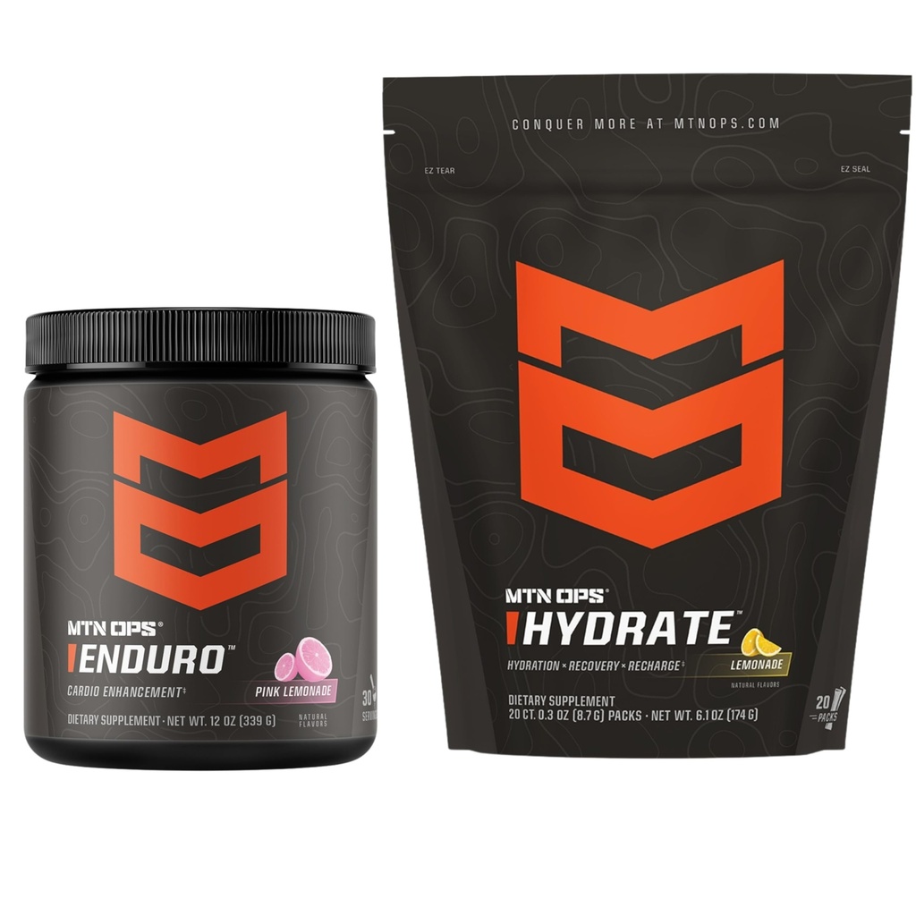 MTN OPS Enduro Pink Lemonade + Hydrate Lemonade Bundle