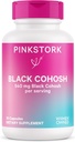 Roosa Stork Black Cohoshi toidulisandid naistele - 540 mg puhas must Cohosh perimenopausi, menopausi tugi - 30 kapslit