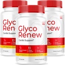 (3 Pack) Glyco Renew - Glyco Renew Blood Support, GlycoRenew Blood Support, Glyco Renew Blood Support Pills, Ripped Glyco Renew Blood Support, Glyco Renew Pills, Glyco Renew Supplement, 90 kapslit