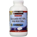 Kirkland Signature Glükoosamiin MSM-iga, 375 tabletti