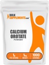 BulkSupplements.com Kaltsiumorotaatpulber - kaltsiumilisand, kõrge biosaadavus - maitsestamata & gluteenivaba, 1 g serveerimise kohta, 1 kg (2,2 naela) (pakk 1)