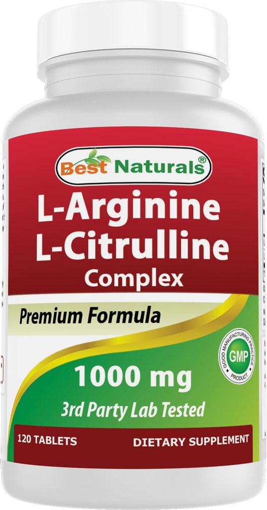 Parimad looduslikud Arginiini tsitruliini kompleks 1000 mg 120 tabletti