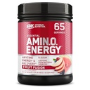 Optimum Nutrition Amino Energy - Pre Workout rohelise tee, BCAA, Aminohapped, Keto Sõbralik, rohelise kohvi ekstrakt, energia pulber - puuviljade fusion, 65 serveerimine (pakendamine võib varieeruda)