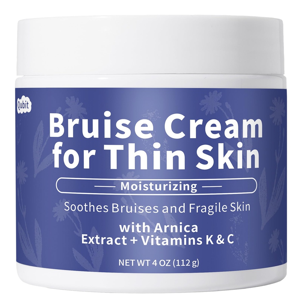 Bruise Cream Extra Strength Fast Healing Thin Skin – Fast-Acting Relief for Bruising & Swelling – Enriched with Arnica Montana & Vitamins K, C & E – Moisturizing, Non-Greasy – 4 oz