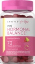 Carlyle Hormonaalne tasakaal naistele ja PMS täiendus | 70 Gummies | Vitamiinikompleks | koos rauaga | Vegan, mitte-GMO, gluteenivaba | tema jaoks