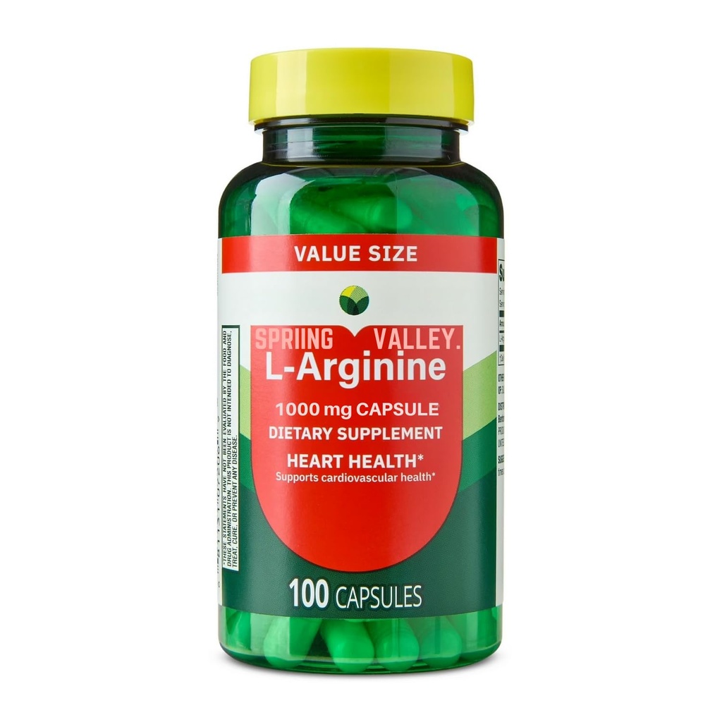 L-arginiin 1000 Mg 100 kapslit L Arginiin , Larginiin , L Arginina - 1000 Mg 100 kapslit ( 1 pakend )