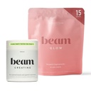 Beam Glow & Kreatiin Bundle, hormoonide tasakaal, energia ja lihaste toetus naistele, juustele, nahale, küüntele, hüdratsioonile, veganile, suhkrule, kolmanda osapoole testitud