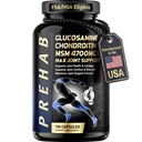 Glükoosamiin Chondroitin MSM | Premium Joint Support Supplement | Extra tugevus 4700mg Max ühine tugi | Mehed ja naised | Toetab ühine tervis ja kõhre, ühine mugavus, tugevus ja paindlikkus