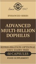 Solgar Advanced Multi-Billion Dophilus, 60 köögiviljakapslit - toetab tervislikku soolefloorat - 5 miljardit mikroorganismi ühe serveerimise kohta - gluteeni, piima, laktoosi ja piima nr - taimetoitlane - 60 serveerimist