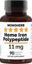 Heme Raudpolüpeptiid 11 mg - 90 Taimekapslit - Raualisandi kompleks