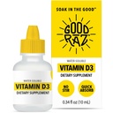 Vitamiin D3 tilgad täiskasvanutele 4-kuuline pakkumine - vees lahustuv vedel D-vitamiin, mitte-GMO, Kosheri lisand - kergesti imenduv, ei sega, maitsetu D3 vedelik toiduks või joogiks