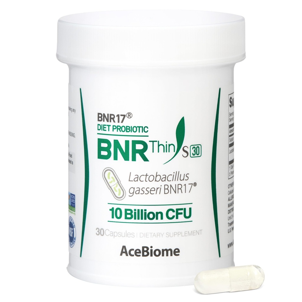 BNRThin S30, Lactobacillus Gasseri BNR17, 10 miljardit CFU Garanteeritud, 30Capsules