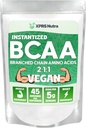 XPRS Nutra BCAA pulber - aminohapete lisand meestele - maitsestamata BCAA treeningulisandid - jõusaalilisandid meestele - aminohapete lisand naistele jõusaalijärgseks treeninguks (8 Ounce)