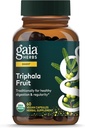 Gaia maitsetaimed Triphala puuvili - toetab seedetrakti tervist - õrnalt puhastab teie süsteemi * - Amla puuvilja, Belleric Myrobalan ja Chebulic Myrobalan - 60 vegankapslit (30-päevane pakkumine)
