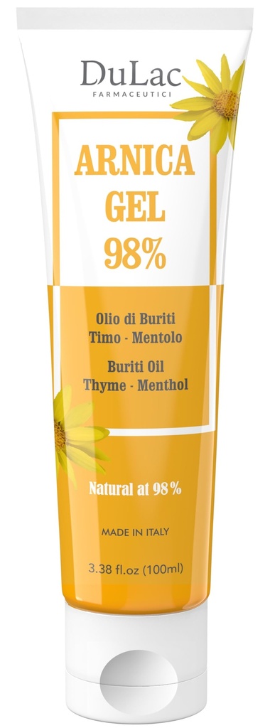 Dulàc - Arnica geel muljumise ja paistetuse 3.38 Fl Oz, 98% Arnica Montana Cream ekstra tugevus lihaste ja liigeste leevendamiseks, mitteraske, looduslik valem, Cool Effect, alkoholivaba