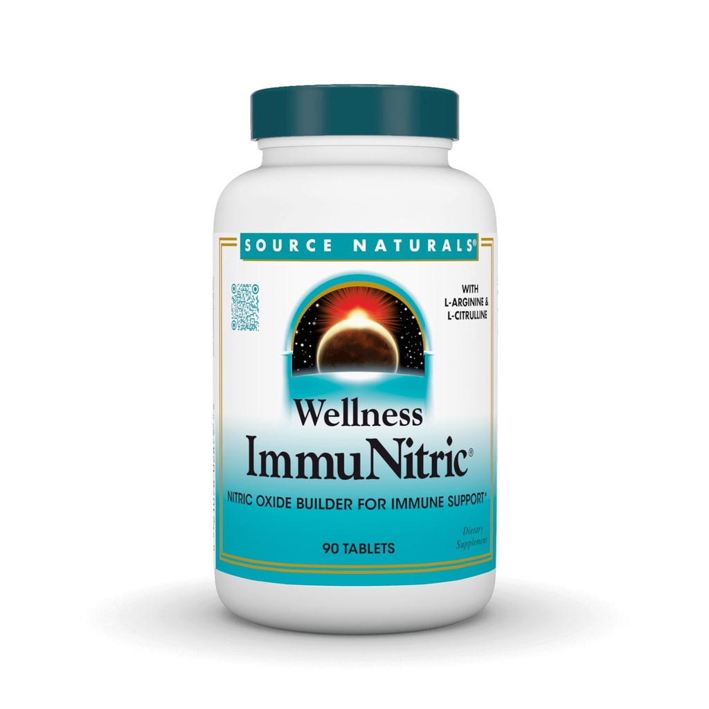 Allikas Naturals Wellness Immunitric, lämmastikoksiidi Ehitaja immuunsüsteemi toetuseks * - 90 tabletti