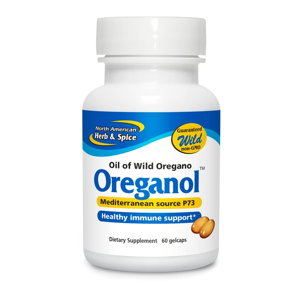 Põhja-Ameerika maitsetaimed ja vürtsid, Oreganol P73 Gel-Capsules, 60-Count