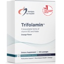 Disainid tervisele Trifolamin B12 + Folate Lozenges - 3000mcg B12 (Kolm vormi) + MTHF Methylfolate Supplement - Maitsev apelsini maitse, kiiresti lahustuvad tabletid (60 lozenges)