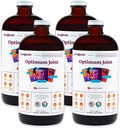 LIKVIIDHEALTH Optimaalne ühine tugi Vedel Multivitamiin koos Glükosamiini, kondroitiini, MSM-i, hüaluroonhappega - suurendada liikuvust, ühist mugavust, jooksjatele ja sportlastele - valmistatud USAs, Vegan (4 Pack)