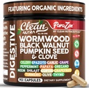 Puhas Nutra Wormwood Black Walnut Pumpkin Seed Neem Õli Seller Küüslauk Viinamarja Neem Diatomaceous Earth Naised Probiootiline soolestiku Tervis Puhasta Detox Oregano Oliiv Turmeric Supplement Vegan Kapslid