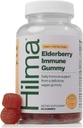 Hilma Elderberry Gummies formuleeritud vitamiin C & tsink, looduslikud, vegan, kliiniliselt tõestatud koostisosad, immuunsüsteemi tugilisa pluss antioksüdandid, looduslik marjamaitse (60 kummi)