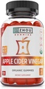 Zhou Õunasiider Äädikas Gummies - ACV Gummies Naistele ja Meestele Elderberry, Maitsev Toorsuhkruga, USDA Orgaaniline - 60 Vegan Gummies