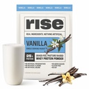 Rise Grass-Fed Whey Protein Pulber - Vanilla | 25g Valk Ei ole kunstlikke maitseid, värve ega säilitusaineid - Suhkruvaba, Gluteenivaba, Sojavaba (ühekordne serveerimine, 1 pakend)