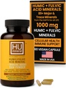 Humic & Fulvic Acid Supplement Kapslid – Orgaaniline Taimne Hape Fulvic Täiendus Fulvic-Humic Mineral Blend Detox & Absorption 60 ct