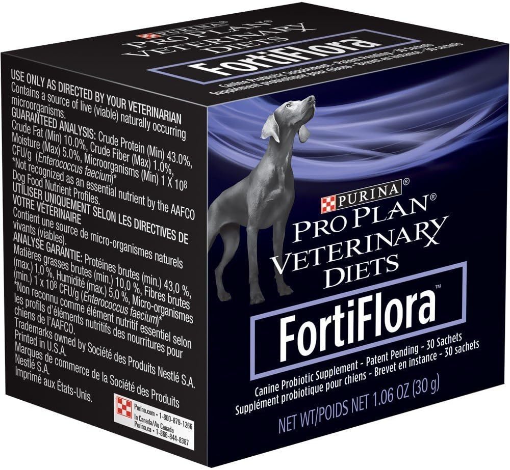 Purina Fortiflora Canine Nutrition Supplement Box (3 Pack), 30gm/90 Count