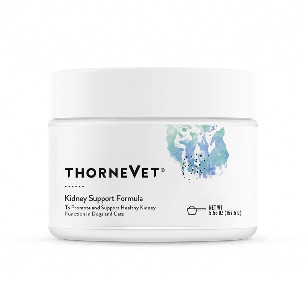 ThorneVet Kidney Support for Dogs & Cats – Powder Formula for Kidney Health – with Rehmannia, Astragalus, Mushrooms, and Chitosan – 90 Scoops
