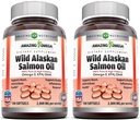 Amazing Omega Wild Alaska lõheõli 2000mg Per Serving Softgels Supplement (180 | 2 Pack)