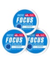 GRINDS Focus kotid - looduslikult maitsestatud Nootroopsed koostisosad - Sisaldab Alpha GPC ja L-Theanine, Suhkruvaba - 3 Pack, 18 kotid per Can - Blue Vaarika