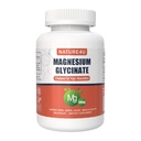 Magneesiumglütsinaat 500mg, 100% kelaat suure imendumise jaoks Magneesiumi lisand une, lihaste, südame, mitte kunagi ja luude toetamiseks, 90 kapslit