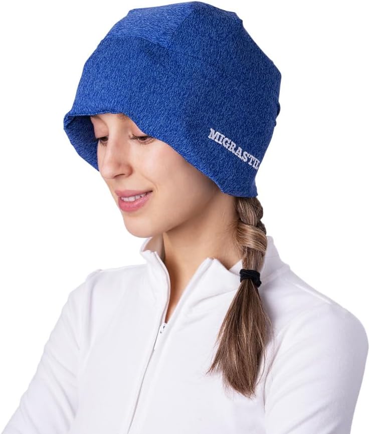 2-Pack Migrastil MigraFreeze Deluxe peavalu ja migreeni müts. Pehme, paindlik jahutusgeel kork meestele ja naistele. Sinine