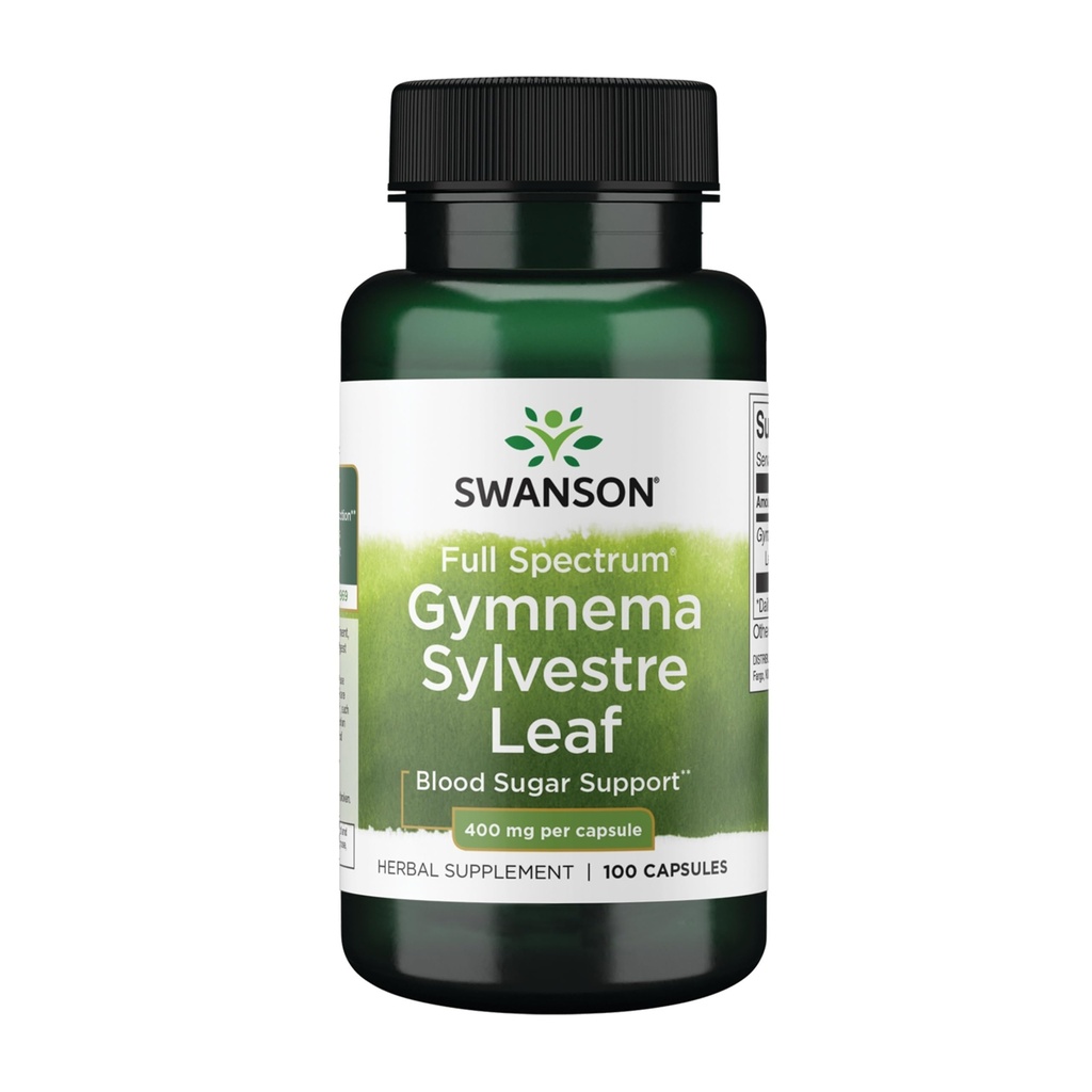 Swanson Full Spectrum Gymnema Sylvestre Leaf - Traditsiooniline Ayurveda ürdi - (100 kapslit)