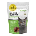 Tomlyn Immune Support Daily L-Lysine Supplement, kalamaitselised lüsiini närimiskoogid kassidele ja kassipoegadele, 30ct
