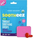Sootheez Orgaaniline kurgu rahustav tilgad täiskasvanutele, Berry Lemonade, 25 Count, korduvtäidetav, Great Maitse tilgad, mis Sooth Valutavad Throats