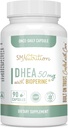 DHEA 50mg | Hormooni tasakaalu ja energia toetamine | 3-kuuline pakkumine | Naiste ja meeste tervislik vananemistoetus | Gluteenivaba, taimetoitlane, mitte-GMO, kolmanda osapoole testitud | 90 kapslit pudeli kohta