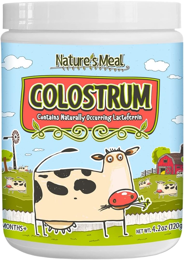 Immuunsüsteemi toetus lastele - ternespiimapulber, looduslik supertoit laktoferriini, IgG ja PRPS 4, 2 oz. vanuses 6 kuud +