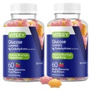 Viteey Glükoos Gummies - 4 g süsivesikuid - Glükoosi tablettide kiire tegutsemine - energia ja veresuhkru toetus - Vegan, Gluteenivaba, želatiinivaba - 120 krahv