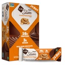 Nugo Slim Dark Chocolate Crunchy Maapähkel Või, 16g Vegan Valk, 3g Suhkur, 7g Fiber, Madala Net Carb, Keto Sõbralik, Gluteenivaba, 24 Count