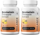 Balancebreens Bromelain 500mg, 120 kapslit - ananassiekstrakt seedeensüüm, toetab seedimist ja ühist tervise täiendada