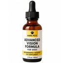Aura Pets Advanced Vision Formula for Dogs, with Zeaxanthin, Astaxanthin, Lutein, Supports Vision and Overall Eye Health, Clears Debris, Reduces Cloudiness, 60ml