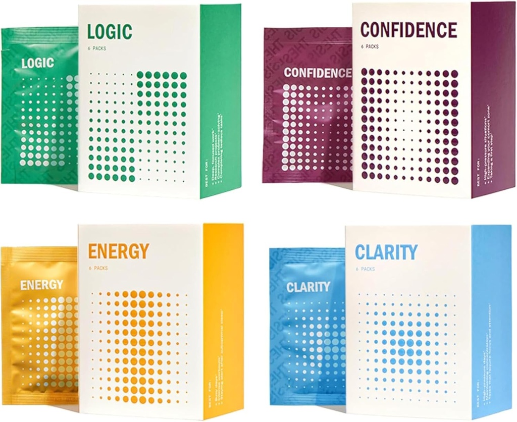 Väitekiri Starter Kit - Nootroopsed kognitiivsed toidulisandid selguse, loogika, enesekindluse ja energiaga - edendab vaimset keskendumist, looduslikku energiat ja mälu - 24 teenust - 1 kuu pakkumine