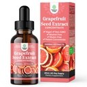 GSE Greipfruit Seed Extract Vedelik - Üks tilk päevas - Super Kontsentreeritud Viinamarjaseemne ekstrakt Vedelik tilgad rikas bioflavonoidid ja polüfenoolid soolestiku tervise ja immuunsüsteemi tugi - 2OZ - 60 Servings