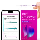 Proov - Empower Hormoon Tracker kodus - naistele 30-40 + - mõista oma hormoonide tasakaalu ja perimenopausi etappi - mõõdab FSH, LH, östrogeeni ja progesterooni - 1 tsükli testikomplekt