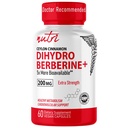 Looduse Fusions Dihüdroberine Supplement 200mg 60 Kapslid - Ceylon Cinnamon, 5X tõhusam kui tavaline Berberine HCL - Nutri Supplements