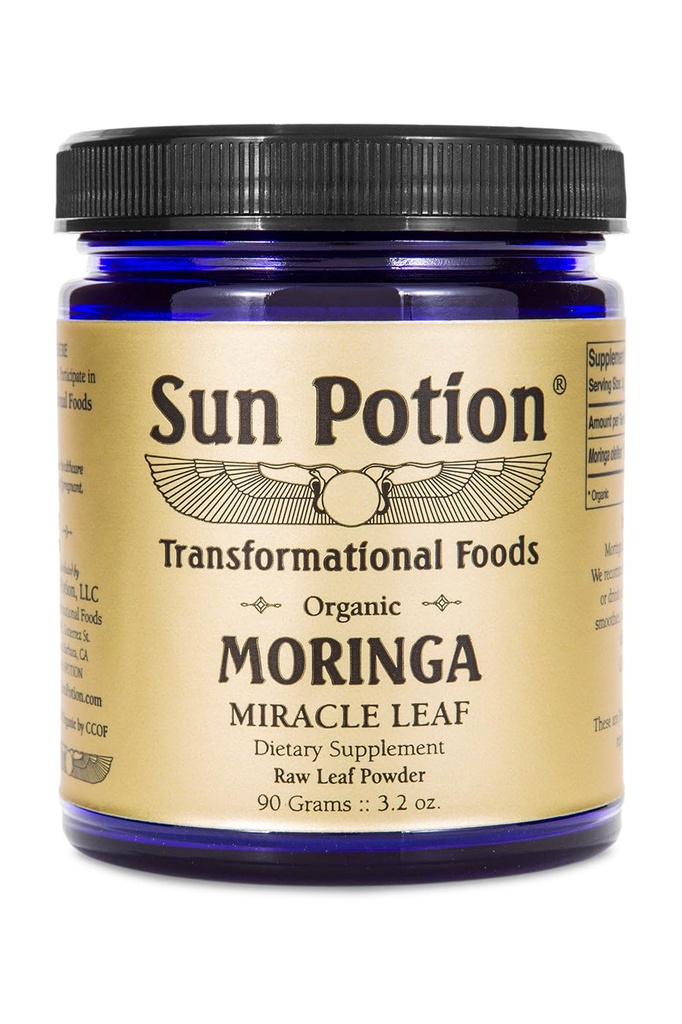 Päikesejook Moringa Lehepulber - 90 Gram Jar